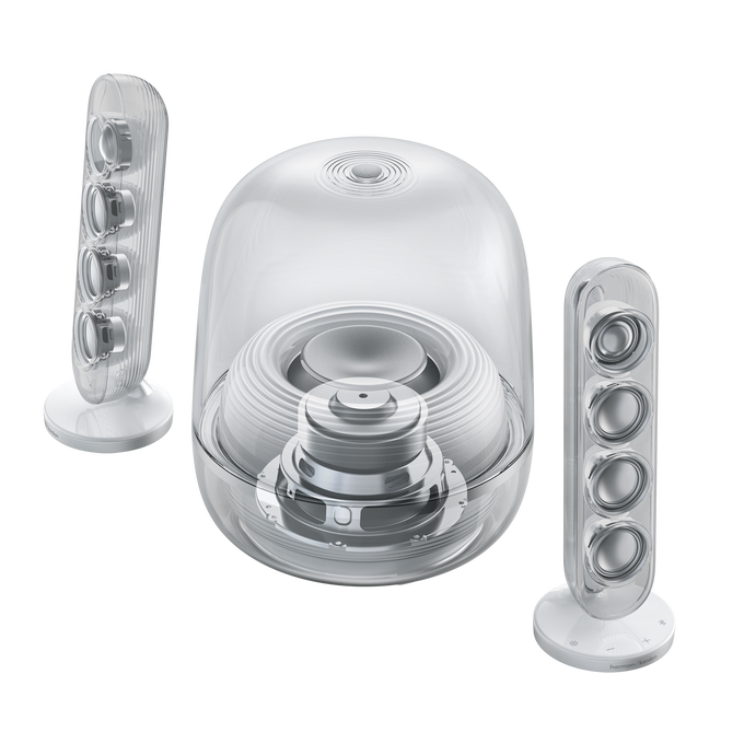 スピーカー・ウーファー harman/kardon SOUNDSTICKS WIRELESS SoundSticks Wireless | Three-piece wireless speaker system with