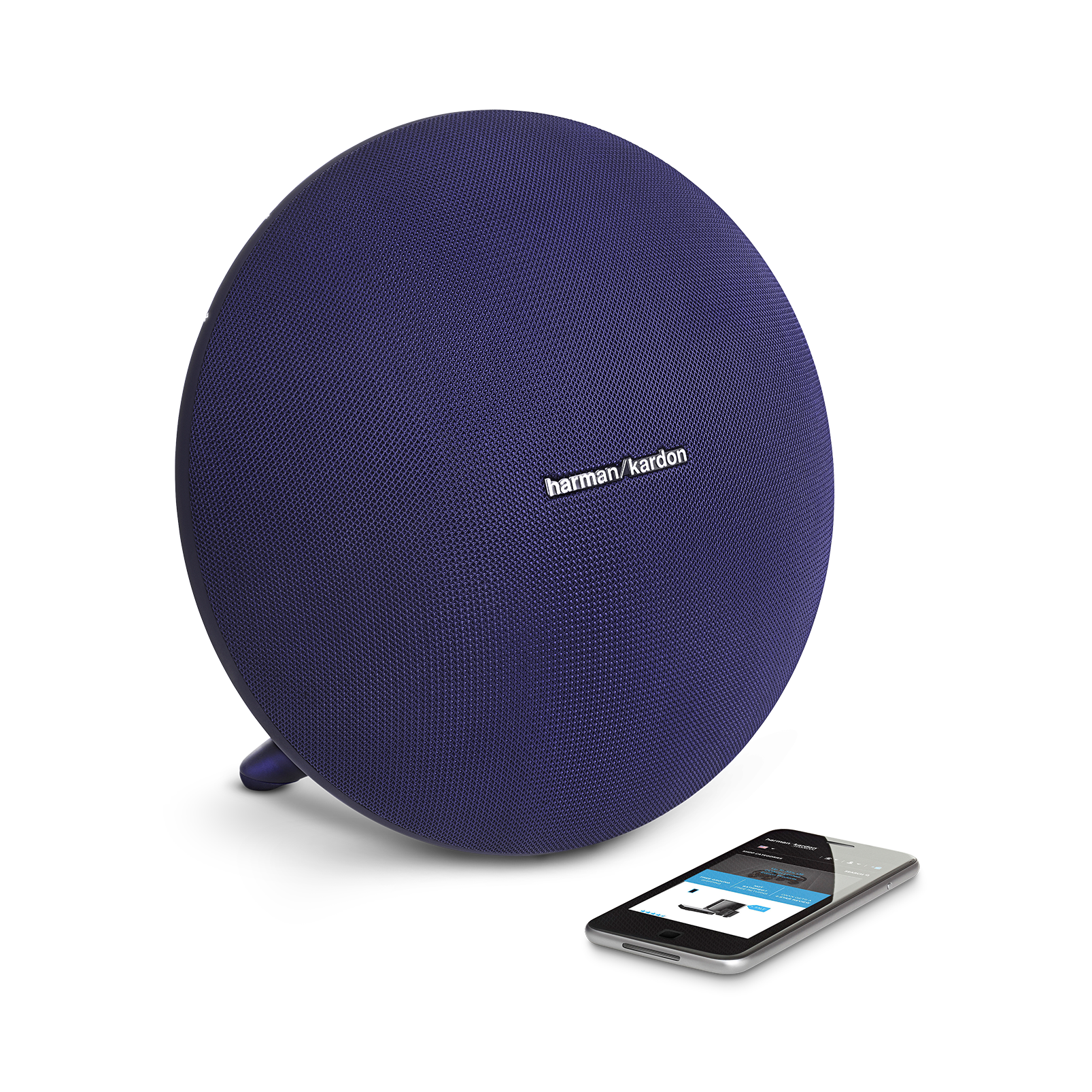 Onyx Studio 3 - Blue - Portable Bluetooth Speaker - Detailshot 1